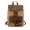 Khaki, variant on Waterproof Outdoor Travel Crazy Horse Leather Casual Nylon Men's Backpack Canvas Bag,Black