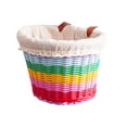 thumbnail image 2 of funtasica Kids Bike Basket Front Decoration Handlebar Basket Accessories Detachable Front Basket for Children Kids Boys L with Lining Cloth, 2 of 8