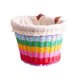 thumbnail image 2 of Cesta de bicicleta para niños, cesta de almacenamiento de colores del arco iris, accesorios para bicicletas L con forro de tela, 2 of 9