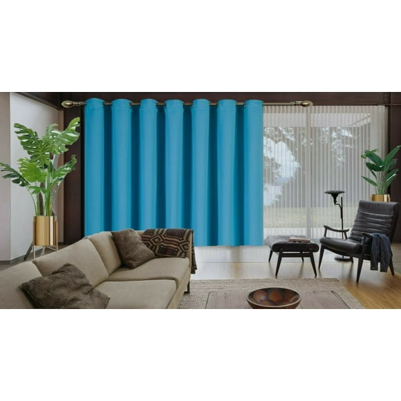extra wide patio door curtains