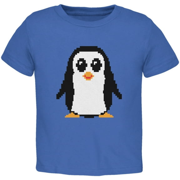 8 Bit Penguin Royal Toddler T-Shirt - 3T