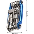 thumbnail image 2 of Multifunction Bike Repair Tool Kits, 11 in 1 Bicycle Tool Kit Bike Chain Tool, Tire Patch, 2 of 5