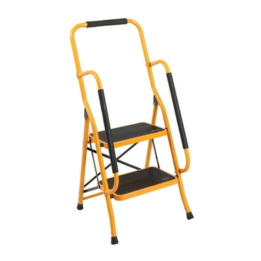 BaytoCare 2 Step Ladder, Folding Stepladder Step Stool