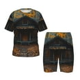 thumbnail image 1 of Balery Rustic Cabin Autumn Forest Conjunto de Pijama Infantil de Manga Corta con Estampado – Ropa de Dormir de Algodón Suave-XX-Large, 1 of 6
