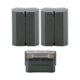 thumbnail image 1 of Batería de Alta Capacidad Tilta NP-FZ100 2400mAh con Puerto USB-C (Verde, Paquete de 2) y Estación de Carga Portátil (3 Artículos), 1 of 9