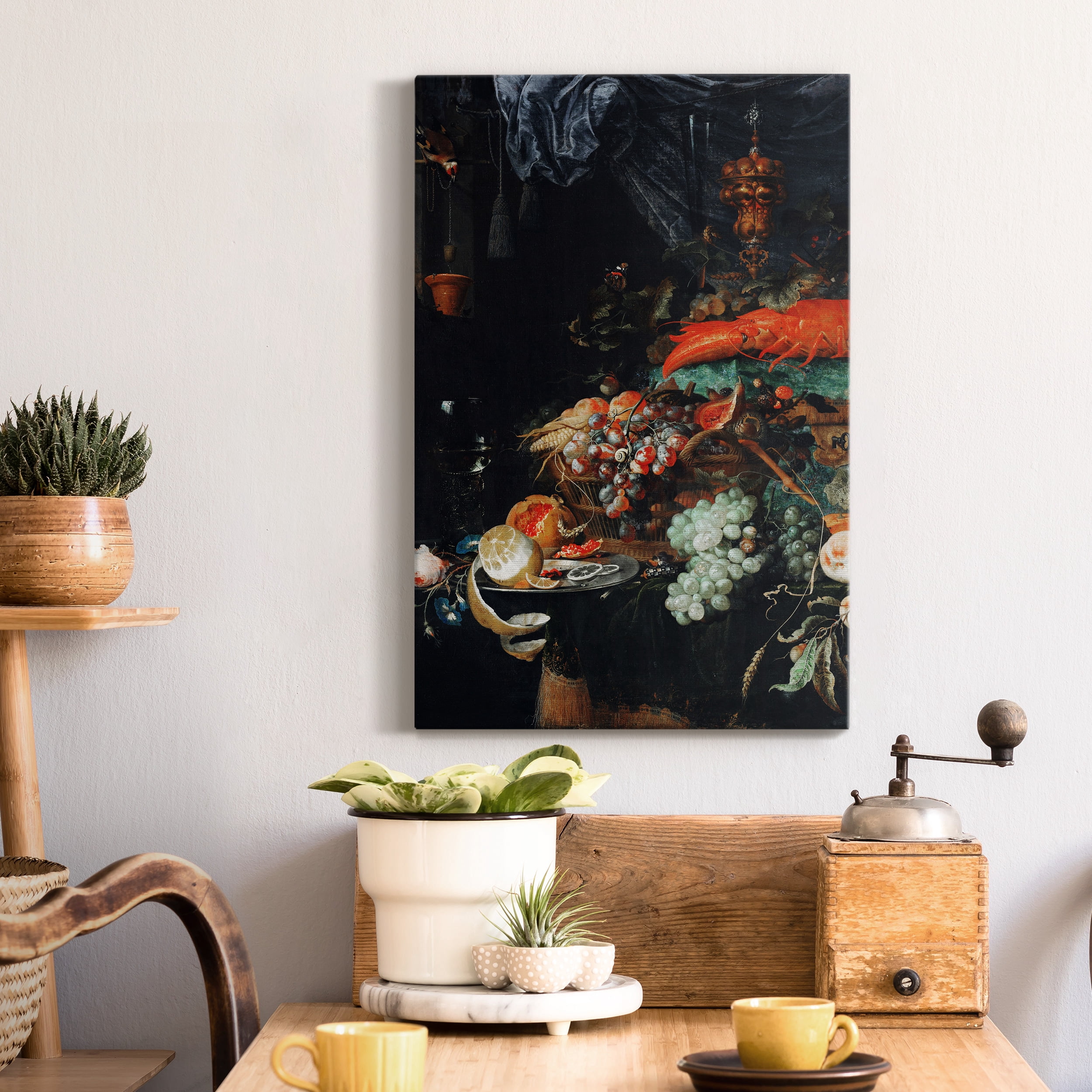 Fruits and Lobster Premium Gallery Wrapped Canvas - Ready to Hang - 18 x 27