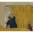 thumbnail image 2 of Édouard Vuillard 22x20 Gold Ornate Framed and Double Matted Museum Art Print Titled - The Yellow Curtain (C. 1893), 2 of 4