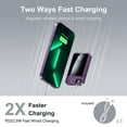 thumbnail image 3 of Magnetic Wireless Portable Charger,10000mAh Power Bank with Fast Charging,USB C in&Out Battery Pack, Compatible with Mag-Safe for iPhone 17/16/15/14/13 Series,Samsung,Android,and More, 3 of 8