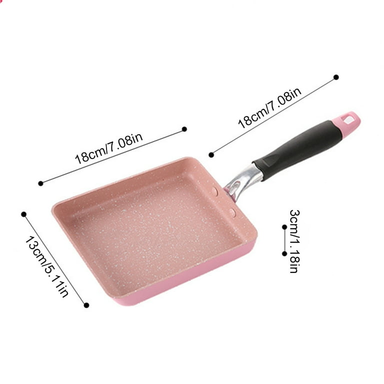 Medical Stone Non-stick Cooking Pot Household Pink Kitchen Pan Steak Frying  Pan Induction Cooker Gas Cooker Universal Saucepan