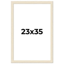 23x35 Frame White Real Wood Picture Frame Width 1.5 inches | Interior Frame Depth 0.5 inches | Barn