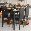 5 Piece Dining Table Sets -Black