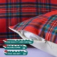 thumbnail image 3 of Christmas Pillow Covers 18x18 inch Set of 4 for Christmas Decorations Christmas Throw Pillow Case Decor for Farmhouse Home Sofa Couch Outdoor Winter Holiday Christmas Plaid Decorations…, 3 of 6