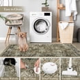 thumbnail image 6 of Garvee 5x7 Vintage Area Rugs Washable Rug for Living Room, Non Slip Non Shedding Soft Indoor Carpet, Retro Oriental Floral Print Rugs for Bedroom Home Office, Brown, 6 of 7