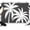 Black, variant on Rustic Palm Tree Backdrops for Photography, Country Tropical Vintage Grey Tree Silhouettes Fabric Photo Background Sturdy Studio Props for Photo Studio, Video Recording, Booth & Photoshoot 7x5ft