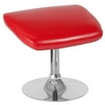 thumbnail image 1 of Pouf de la série Egg en cuir rouge, 1 of 4