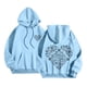 thumbnail image 4 of WILLBEST Sudaderas Navideñas para Parejas, Moda De Invierno, Sudadera con Capucha Estampada De Color Sólido para Hombres y Mujeres, Abrigo Cálido y Cómodo XXGrande, 4 of 7