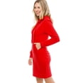 thumbnail image 3 of MixMatchy Women's Casual Solid Long Sleeve Front Pocket Fleece Hoodie Sweatshirt Hooded Pullover, 3 of 4