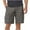 Gray, variant on Mens Shorts,Mens Pocket Solid Color Casual Five Point Casual Shorts