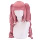 thumbnail image 1 of Peluca genérica para cosplay con doble cola de caballo rosa con flequillo, 40 cm, 1 of 2