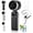Black, variant on Portable Handheld Turbo Fan, 5 Gear Wind, Battery Operated, Type-C Rechargeable Handheld Fan, Digital Display, Foldable Turbo Fans for Travel/Camping/Outdoor