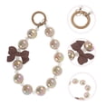 thumbnail image 4 of Unique Bargains 1 Pc Phone Charm Bow Cellphone Charm Brown, 4 of 5