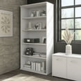 thumbnail image 6 of Hybrid Tall 5 Shelf Bookcase in White - Engineered Wood, 6 of 6