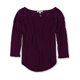 thumbnail image 1 of Aeropostale - Camiseta adornada con hombros de encaje para mujer, color morado, talla XS Aeropostale Camiseta adornada, 1 of 2