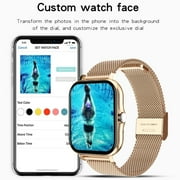 Yirtree Y13 Smart Watch Multifunctional Step Counting Full Touch Screen Casual BT Calling Sports Fitness Smart Wristwatch for iOS