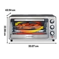 thumbnail image 2 of Freidora de Aire Horno Tostador Hamilton Beach Eléctrico Sure-Crisp 9 Funciones para 6 Rebanadas 1500 W, 2 of 10
