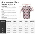 thumbnail image 6 of Lsque Dachshund Dog Puppy pattern Hawaiian Shirt for Men, Unisex Summer Beach Casual Short Sleeve Button Down Shirts-Medium, 6 of 9