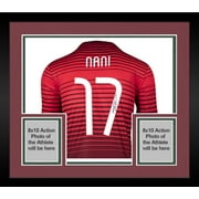 Framed Nani Portugal National Team Autographed 2014-2015 Home Jersey - ICONS - Fanatics Authentic Certified