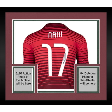 Framed Nani Portugal National Team Autographed 2014-2015 Home Jersey - ICONS - Fanatics Authentic Certified
