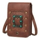 thumbnail image 3 of de hombro tipo bandolera de material cuero PU Punk, riñonera, riñonera, bolsa de teléfono para , salida rápida, , nocturnas Hugo Bolsas de hombro, 3 of 10