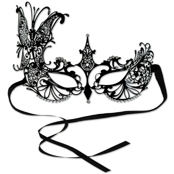Beistle Company 54229 Metal Filigree Masquerade Mask - Pack of 6