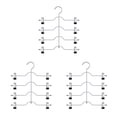 thumbnail image 2 of jesticaly Multi-Functional Skirt Hanger 4 Tier Pants Holder Clip Steel Adjustable Space Saving Trousers Hanging Rack Clothes Storage Rack 3Set, 2 of 6