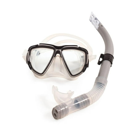 Gray and Black Kona Pro Scuba Mask and Snorkel Dive (Best Snorkeling Beaches In Kona)