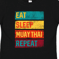 thumbnail image 4 of Inktastic Eat Sleep Muay Thai Repeat Boys or Girls Toddler T-Shirt, 4 of 5
