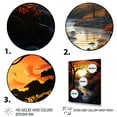 thumbnail image 3 of Designart "Sunrise Of Light I" Landscape & Nature Floater Framed Canvas Art Print, 3 of 7