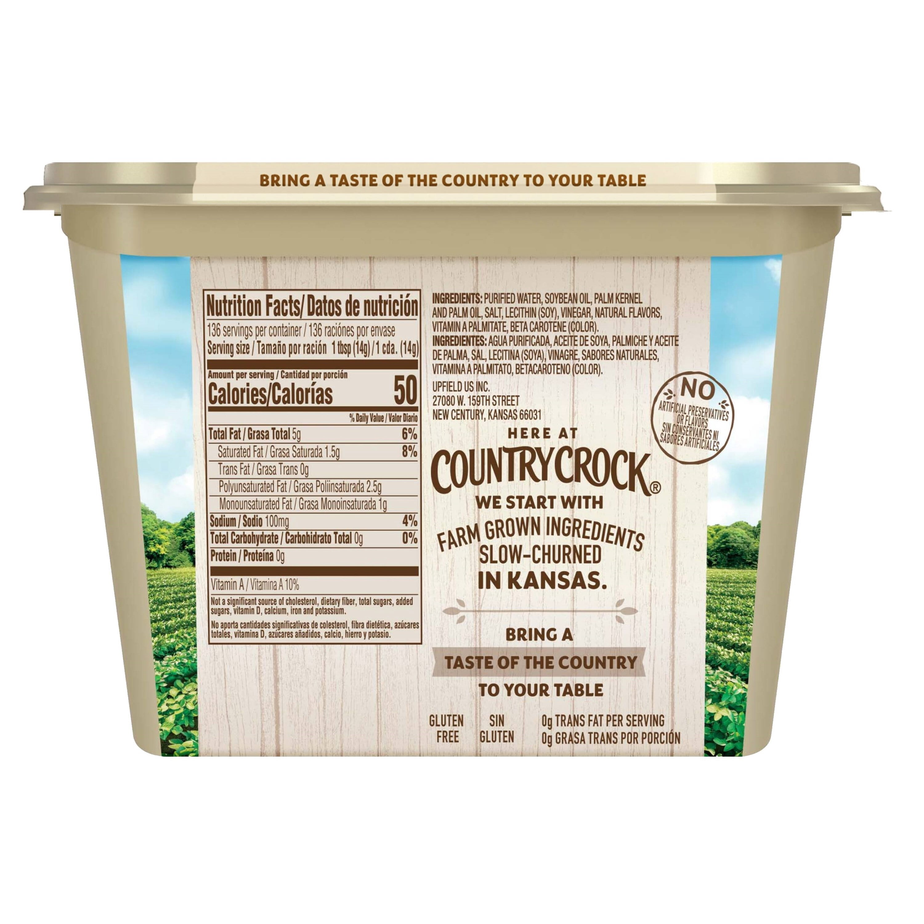 Country Crock Original Buttery Spread Tub, 67.5 oz