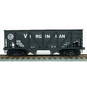 Accurail 2707 HO Virginian (black) Twin Hopper 55 Ton Wood Side