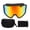 Black Frame Red Lens, variant on Yajisi Ski Goggles Double Layer Sun Protection Anti Fog Adjustable Elasticity Snowboard Goggles for Men Women Youth Black Frame Yellow Lens
