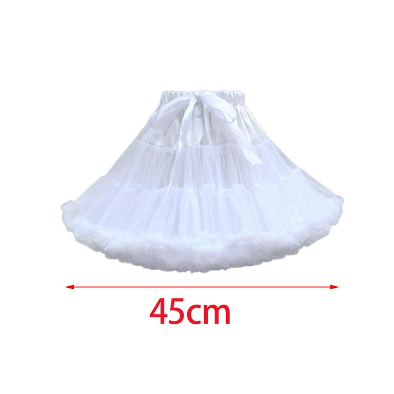 Multicolor Bridal Petticoat Layered Soft Tulle Wedding Skirt Slip TUTU