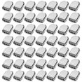 thumbnail image 1 of SHISUYAN Practical Shoelace Buckles with Durable Stainless Steel Material for Easy Use 100pcs Silver, 1 of 8