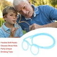 thumbnail image 4 of Peggybyg Fun Loop Drinking Straw Eye Glasses Reusable Crazy Funky Drinking Tube Plastic, 4 of 8