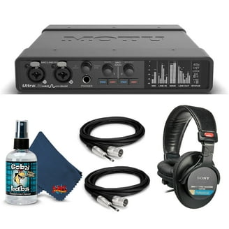 MOTU M2 2x2 USB-C Audio Interface Bundle with 6Ave Cleaning Kit