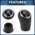 thumbnail image 5 of Unique Bargains 5 Speed Manual Gear Shift Knob, Front Automotive Gearbox Stick Shifter Lever Knob for Suzuki SX4 S-Cross 2016-2021 Plastic Black, 1 Pc, 5 of 6
