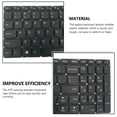 thumbnail image 3 of Monstrate Teclado sin marco para portátil, escritura fluida, piezas de repuesto, accesorios, reemplazo de teclados para Lenovo IdeaPad 110-15IBR Juegos de teclado y mouse para computadora, 3 of 6