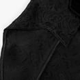 thumbnail image 6 of Hinvhai Men's Vintage Gothic Medieval Steampunk Long Tailcoat Jacket Victorian Frock Button Down Swallow Coat Uniform Costume Black 8(L), 6 of 8
