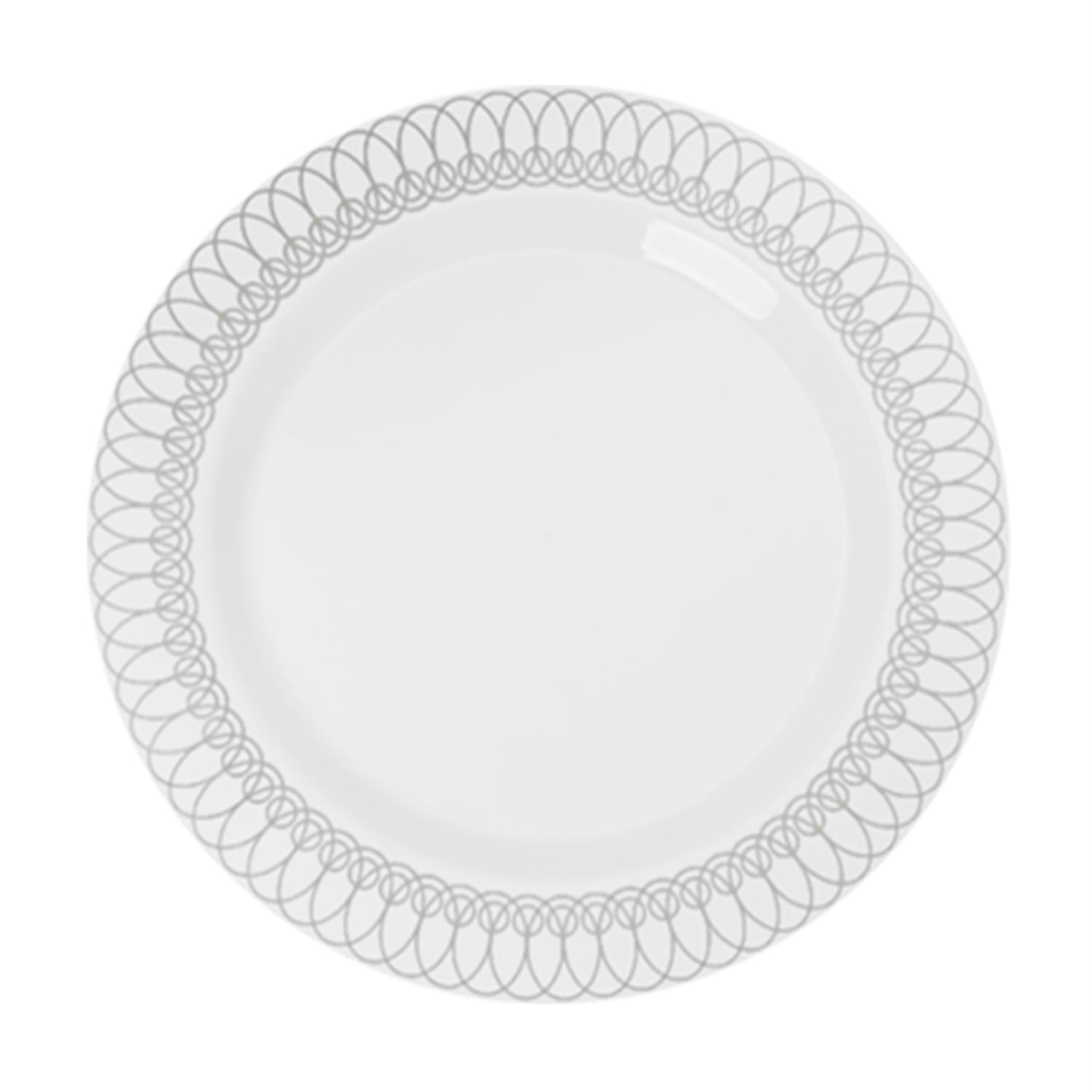 Exquisite Wedding & Party Dinnerware, Disposable Plastic Salad/Dessert