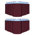 thumbnail image 1 of Fundas para Enfriar Latas PartyPrints Burdeos Paquete de 25 para 355ml y 473ml, 1 of 7